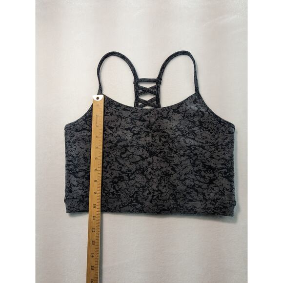 MTA Sport Bras Women's Large 2 pack Yoga tops purple black grey Nwot - Picture 6 of 16